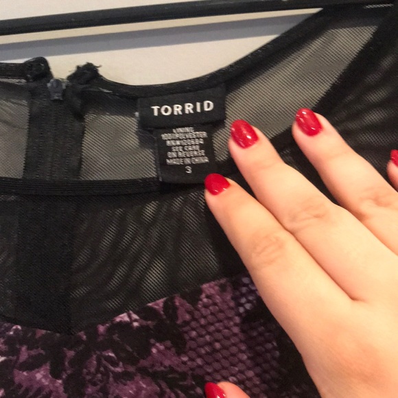 Torrid peplum shirt - Picture 4 of 4